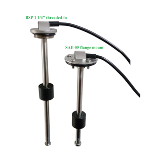 Olupilẹṣẹ Idana Epo Alagbara Irin Itanna Reed Yipada 0-190ohm O wu Sensọ Ipele Leefofo